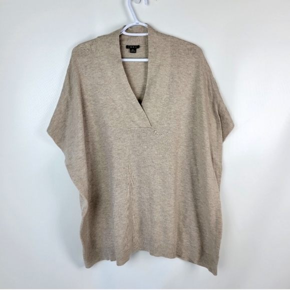 IMAN Sweaters - IMAN Knit Wool Cashmere Poncho Sweater Sz M/L